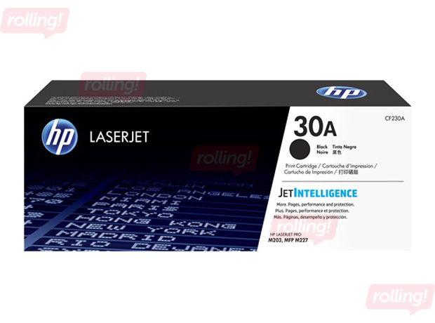 Tonera kasete HP 30A, melna, 1600 lpp