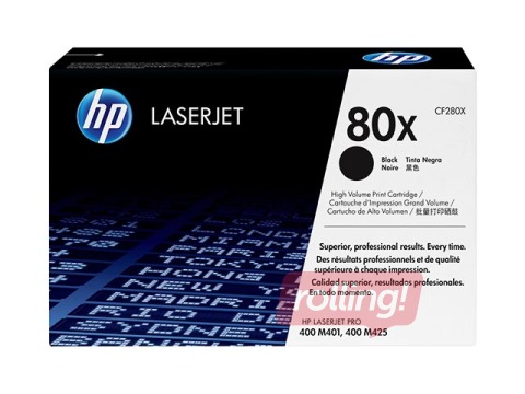 Tonera kasete HP LJ Pro  400, melna, (6900 lpp.)