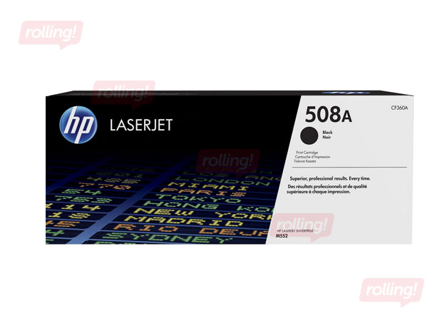 HP 508A Tonera kasete, melna 6.000 lpp.
