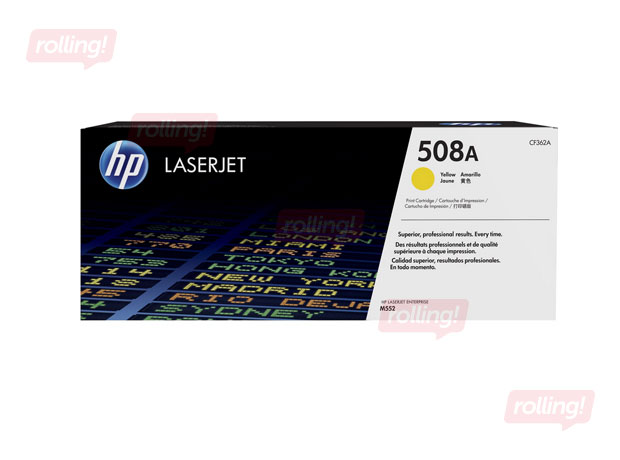 HP 508A Tonera Kasete, dzeltena 5.000 lpp.
