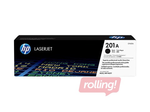 Tonera Kasete HP CF400A (201A), Melna (1500 lpp)