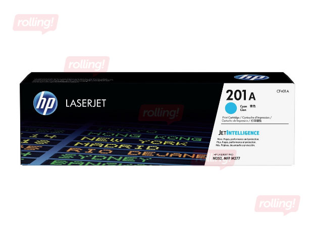 Tonera Kasete HP CF401A (201A), Ciānzila (1400 lpp)
