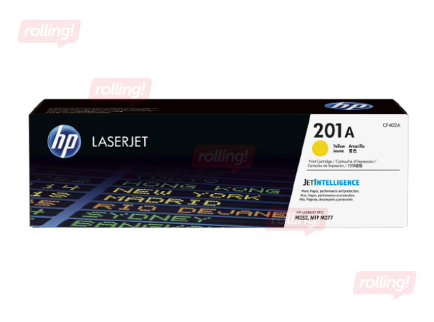 Tonera Kasete HP CF402A (201A), Dzeltena (1400 lpp)