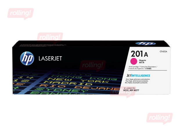 Tonera Kasete HP CF403A (201A), Fuksīna sarkana (1400 lpp)