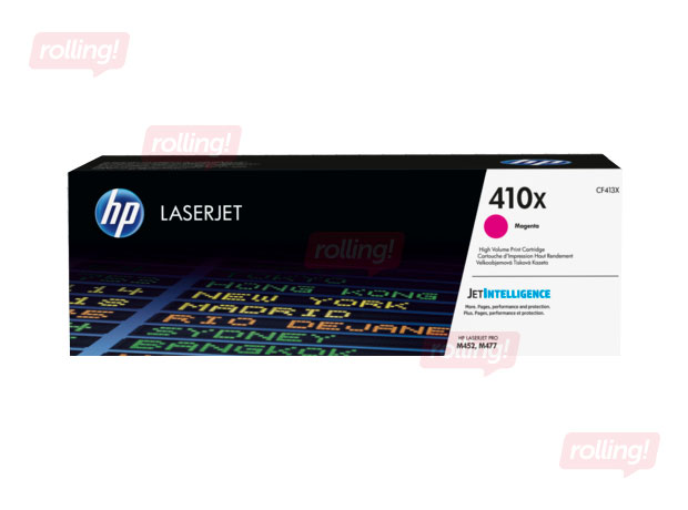 Tonera Kasete HP 413X , fuksīna sarkana