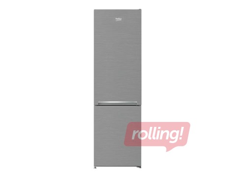 Ledusskapis Beko ar saldētavu apakšā, 171 cm, sudraba