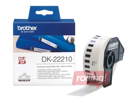 Papīra lente Brother DK-22210 29mm*30.48m