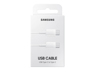 Savienotājvads Samsung USB - Type C, 1m, balts