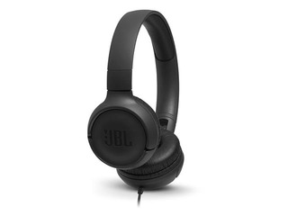 Austiņas ar mikrofonu JBL Tune 500, Melnas