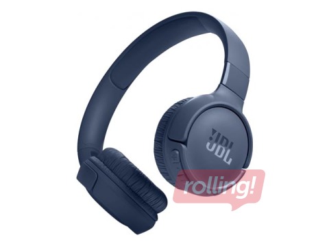 Austiņas ar mikrofonu JBL Tune, 520BT, Bluetooth, zilas