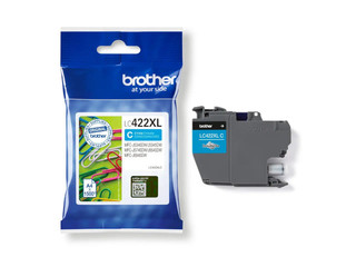 Tintes kasete Brother LC-422XLC, ciānzila (1500 lpp)