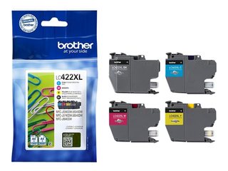 Tintes kasešu komplekts LC422XL, Brother MFC-J5340/5740/6540/6940