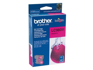 Tintes kasete Brother LC980, fuksīna sarkana, (260 lpp.)