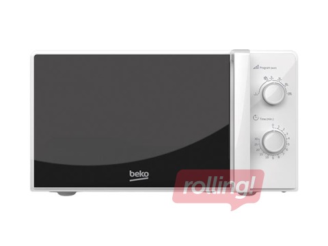 Mikroviļņu krāsns Beko, brīvi stāvoša, 20 l, 700W, balta