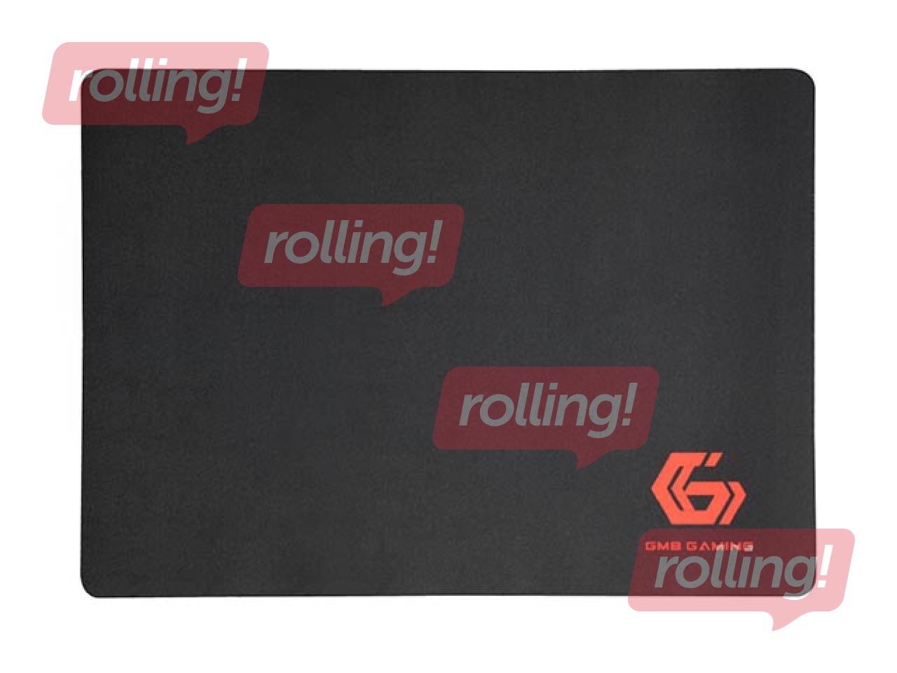Peļu paliktnis Gembird Gaming Medium, Melns (250 x 350 mm)