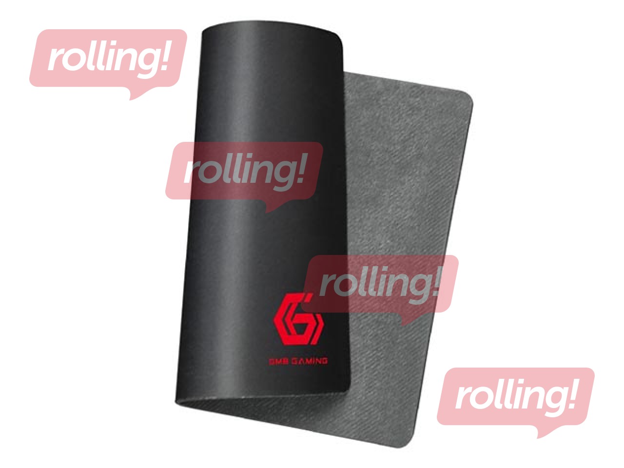 Peļu paliktnis Gembird Gaming Medium, Melns (250 x 350 mm)