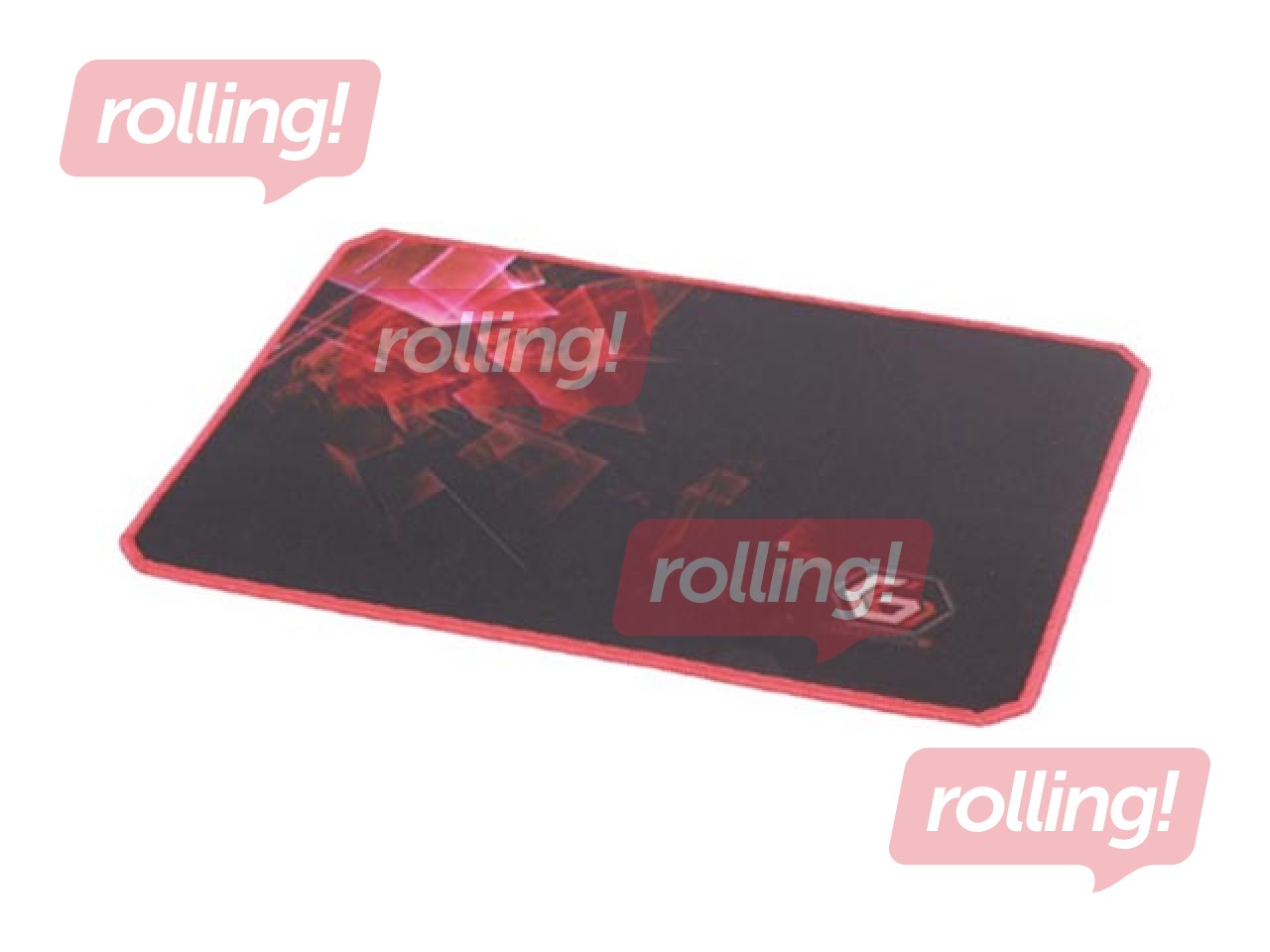 Peļu paliktnis Gembird Gaming Pro S, Melns (200 x 250 mm)