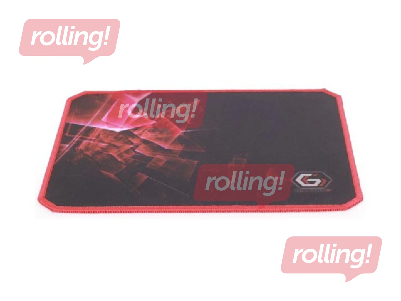 Peļu paliktnis Gembird Gaming Pro S, Melns (200 x 250 mm)