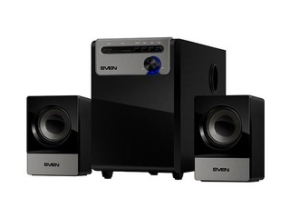 Speakers SVEN MS-110, black (10W, USB/SD)