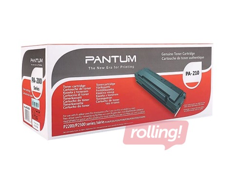 Tonera kasete Pantum PA-210, melna (1600 lpp)