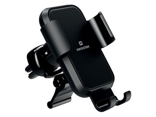 Swissten S-GRIP G2-AV4 Metal Age Gravity 360 Universāls Auto Stiprinājums Gaisa Restei, Melns