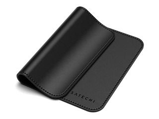 Peles paliktnis Satechi Eco-Leather Mousepad, melns