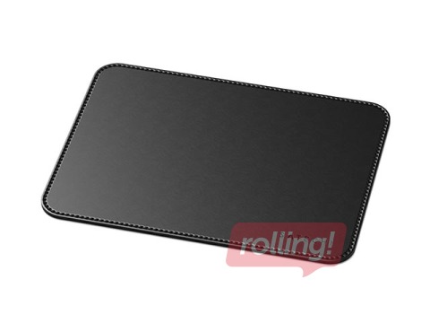 Peles paliktnis Satechi Eco-Leather Mousepad, melns