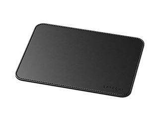 Peles paliktnis Satechi Eco-Leather Mousepad, melns