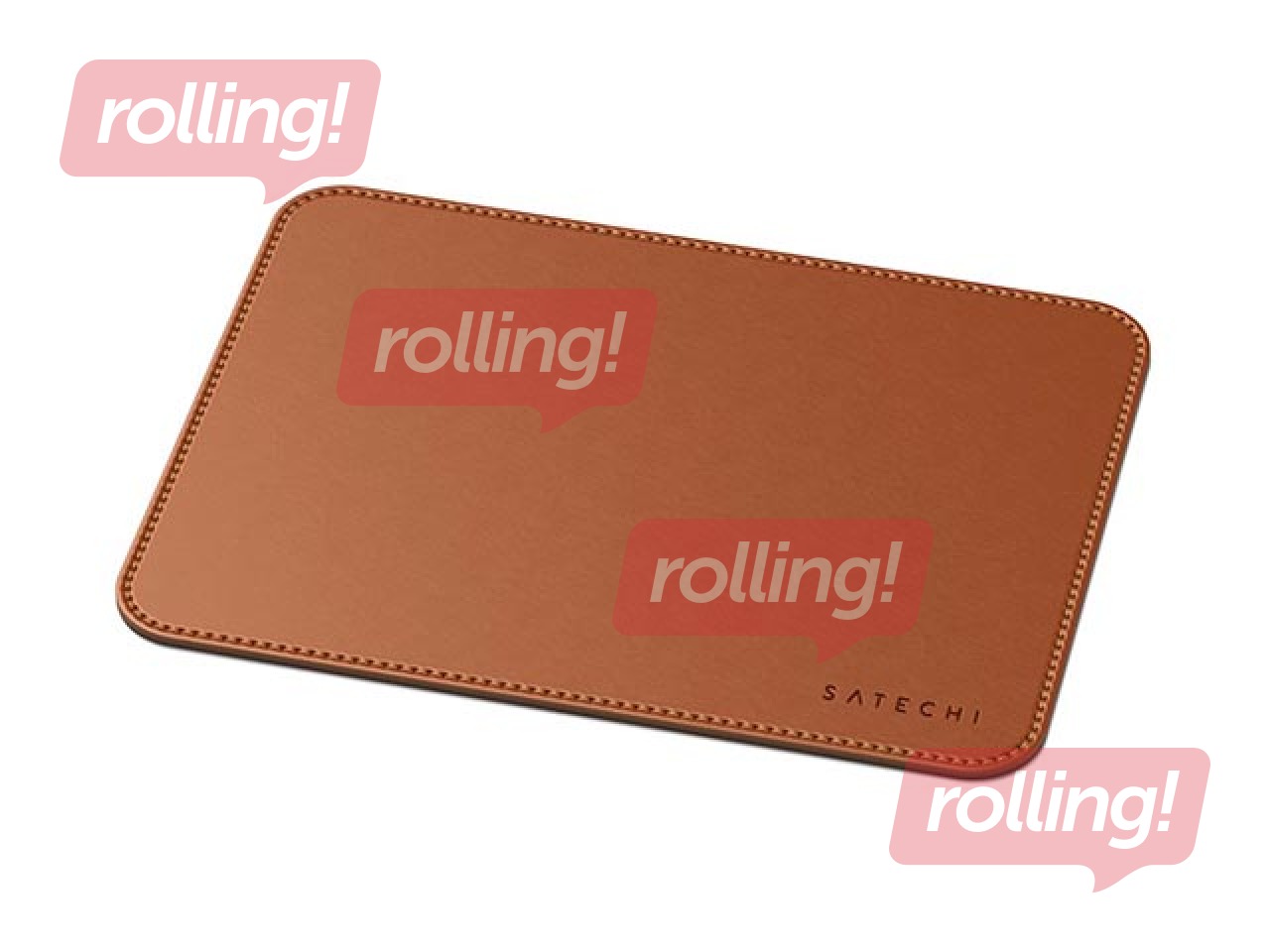 Peles paliktnis Satechi Eco-Leather Mousepad, Brūns