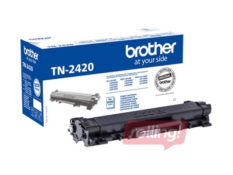 Tonera kasete Brother HL-L2310, DCP-L2510, MFC-L2710, melna, (3000 lpp.)