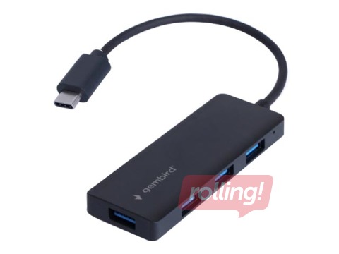 USB Hub Gembird 4-port USB-C uz 4 x USB 3.1 (Gen 1)