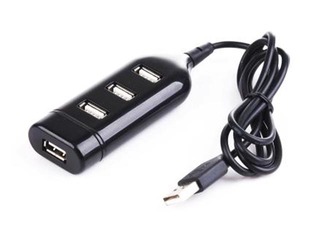 Gembird USB 2.0 mini izmēra hub (0.4m)