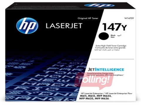 Tonera kasete HP 147Y, Melna (42000 lpp)