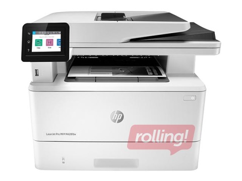 Daudzfunkciju melnbaltais lāzerprinteris HP LaserJet Pro MFP M428fdw