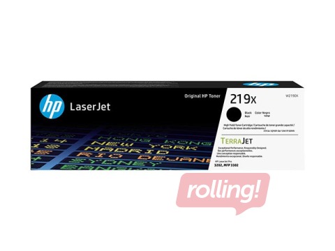 Tonera kasete HP 219X, melna, 3200 lapas