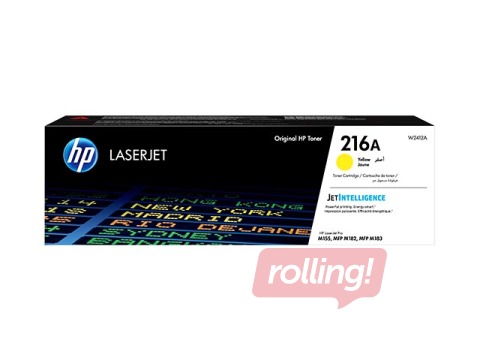 Tonera kasete HP 216A, dzeltena (850 lpp)
