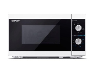 Mikroviļņu krāsns Sharp ar grila funkciju, 20 l, 800W, balta